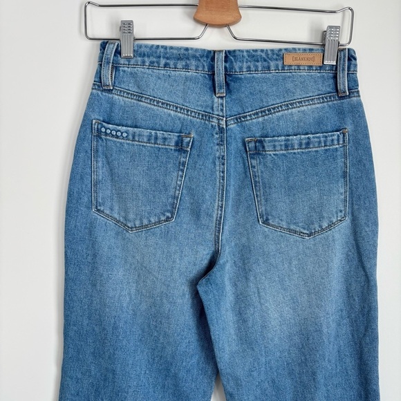 BlankNYC Baxter Ribcage Straight Leg Distressed Jeans 25 - Picture 9 of 14